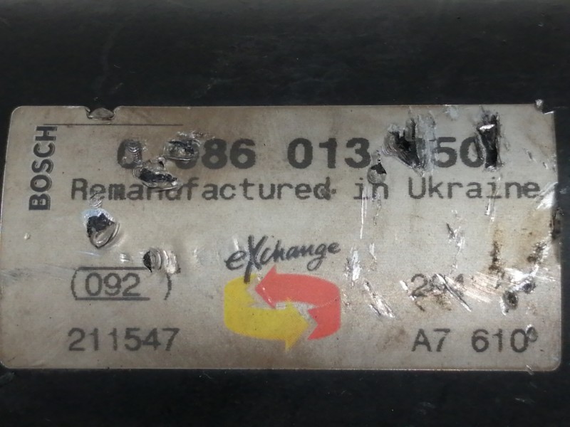 Recambio de motor arranque para peugeot 307 break / sw (s1) break xt referencia OEM IAM 0986013850  