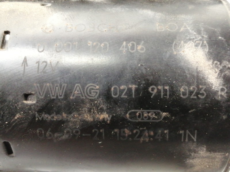 Recambio de motor arranque para volkswagen polo (9n3) advance referencia OEM IAM 0001120406  
