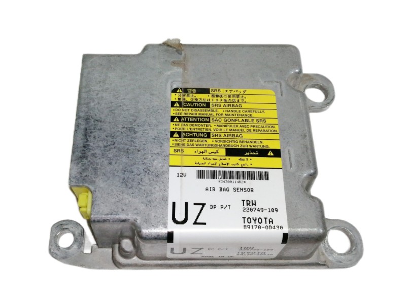 Recambio de centralita airbag para toyota yaris 1.0 cat referencia OEM IAM 891700D430  
