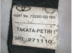 Recambio de cinturon seguridad delantero izquierdo para toyota yaris 1.0 cat referencia OEM IAM 732200D160   2