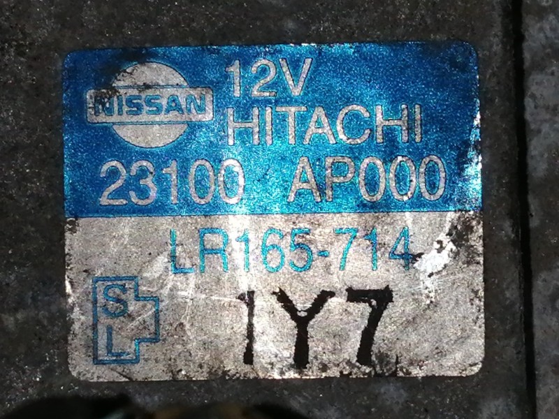 Recambio de alternador para nissan micra (k11) comfort referencia OEM IAM 23100AP000 LR165714 