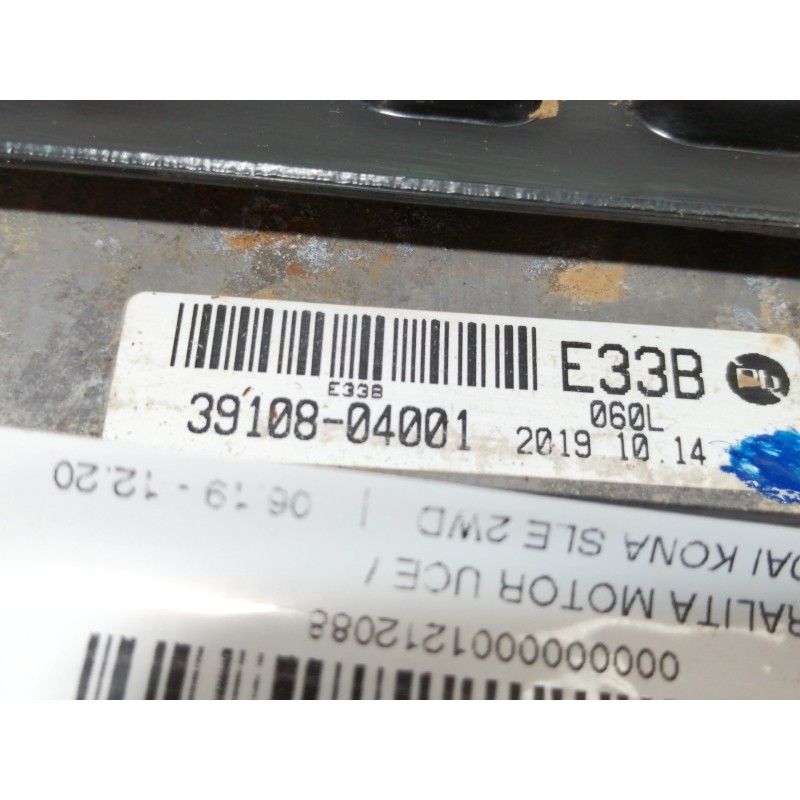 Recambio de centralita motor uce para hyundai kona sle 2wd referencia OEM IAM 9001330060KH 3910804001 1330060KH