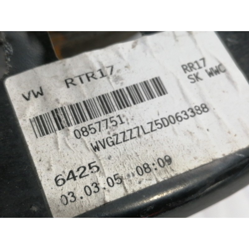 Recambio de mangueta trasera izquierda para volkswagen touareg (7l6) 5.0 v10 tdi dpf referencia OEM IAM 7L0505436B  