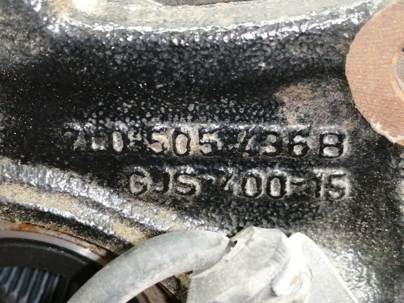 Recambio de mangueta trasera izquierda para volkswagen touareg (7l6) 5.0 v10 tdi dpf referencia OEM IAM 7L0505436B  