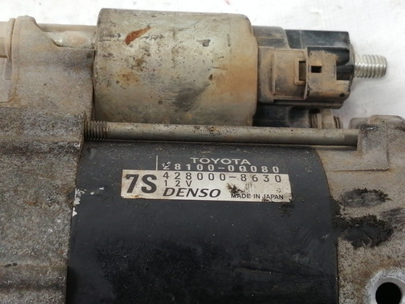 Recambio de motor arranque para toyota yaris 1.0 cat referencia OEM IAM 281000Q080  