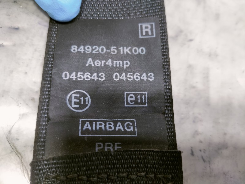Recambio de cinturon seguridad delantero derecho para opel agila b enjoy referencia OEM IAM 502WB4M1SQ 4710039 93194667