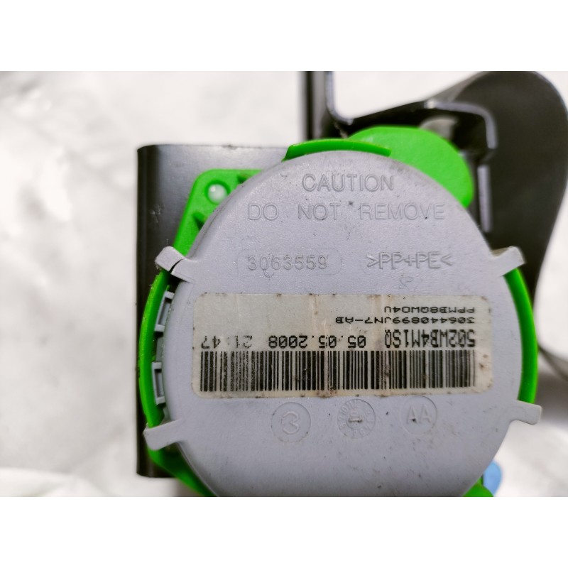 Recambio de cinturon seguridad delantero derecho para opel agila b enjoy referencia OEM IAM 502WB4M1SQ 4710039 93194667