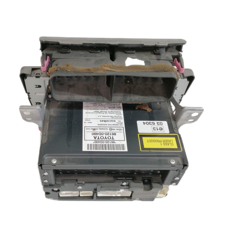 Recambio de sistema audio / radio cd para toyota yaris 1.0 cat referencia OEM IAM 861200D490  