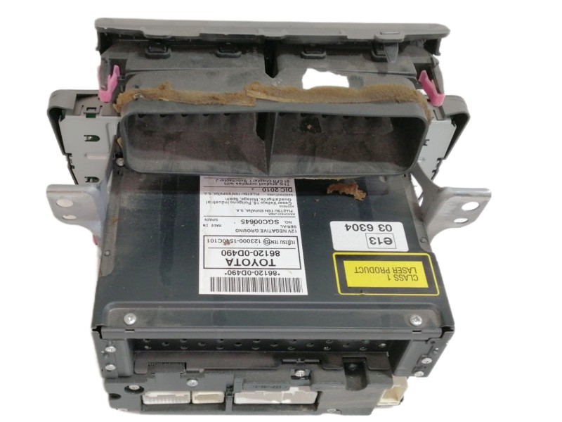 Recambio de sistema audio / radio cd para toyota yaris 1.0 cat referencia OEM IAM 861200D490  