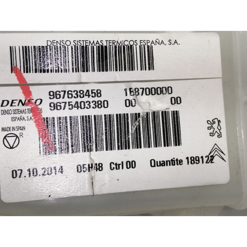 Recambio de ventilador calefaccion para citroën c4 grand picasso seduction referencia OEM IAM 967638458  