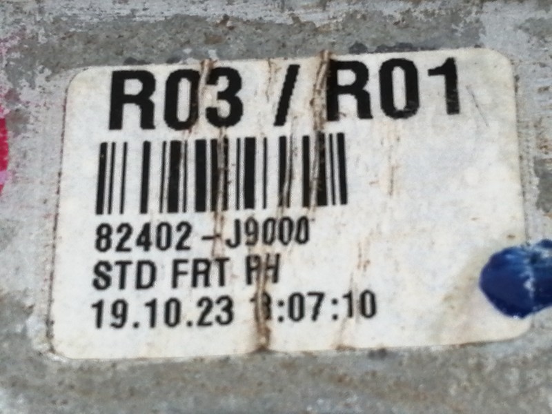 Recambio de elevalunas delantero derecho para hyundai kona sle 2wd referencia OEM IAM 82402J9000  