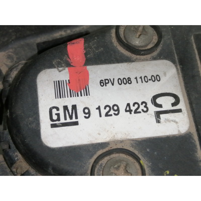 Recambio de potenciometro pedal para opel combo (corsa c) cargo referencia OEM IAM 9129423CL  