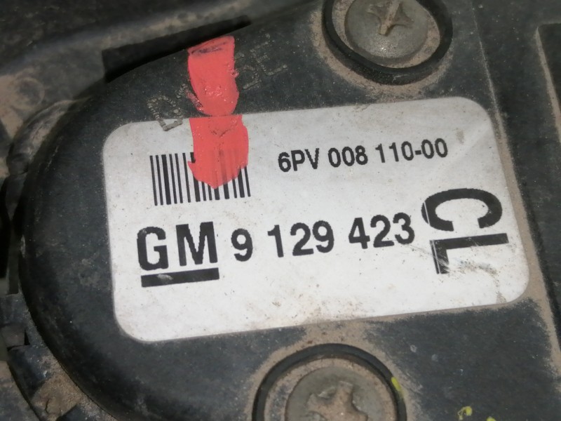 Recambio de potenciometro pedal para opel combo (corsa c) cargo referencia OEM IAM 9129423CL  