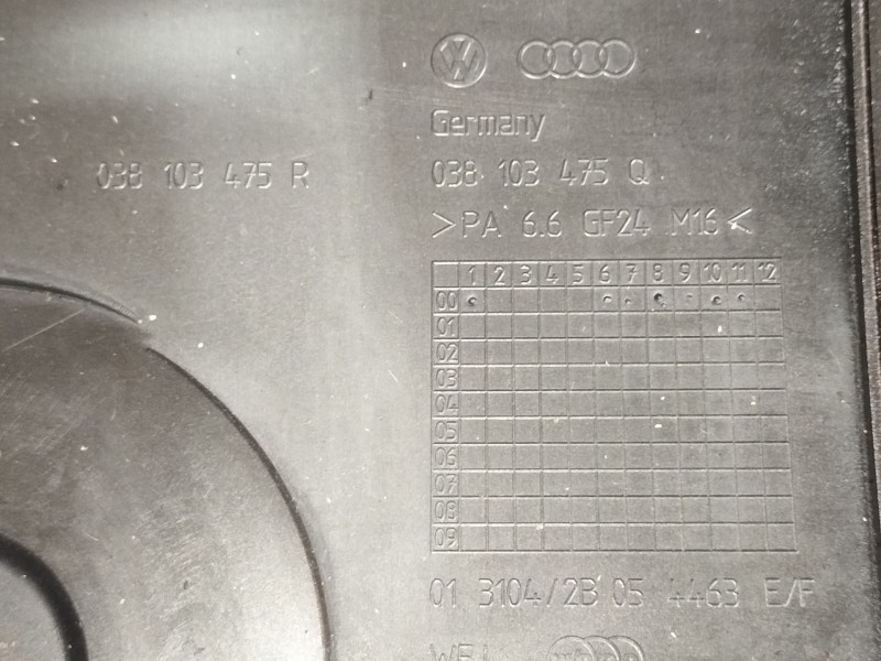 Recambio de tapa balancines para volkswagen passat berlina (3b3) comfortline referencia OEM IAM 038103475R  