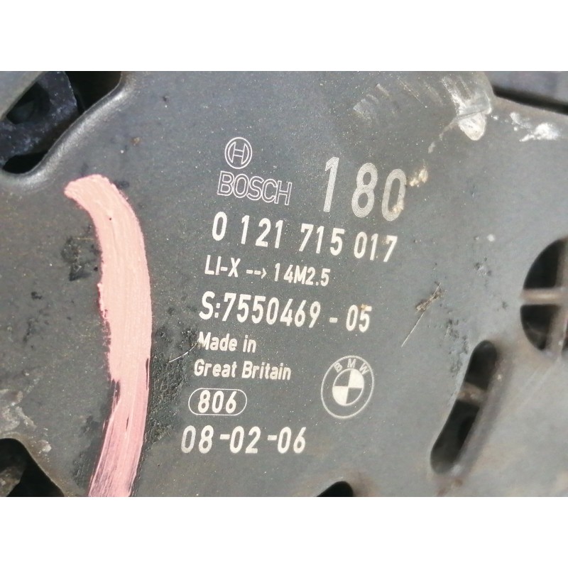 Recambio de alternador para bmw serie 3 touring (e91) 318i referencia OEM IAM 0121715017  