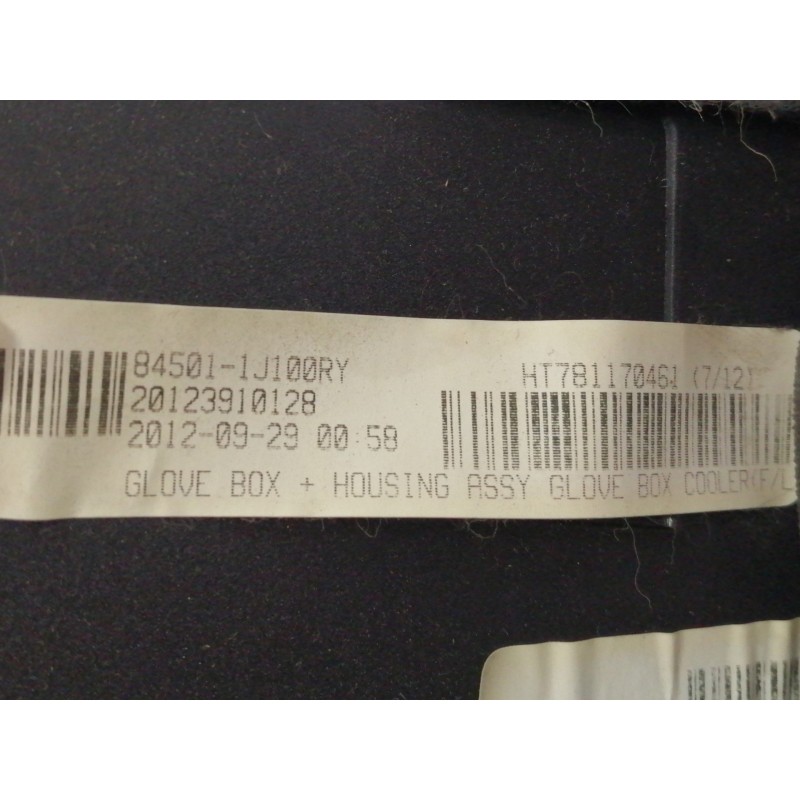 Recambio de guantera para hyundai i20 style referencia OEM IAM 845291J000 845211J000RY 