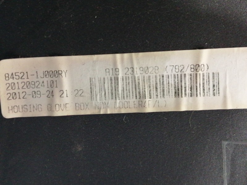 Recambio de guantera para hyundai i20 style referencia OEM IAM 845291J000 845211J000RY 