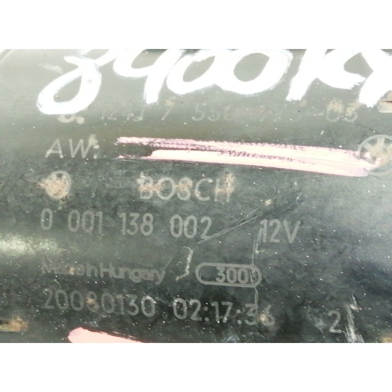Recambio de motor arranque para bmw serie 3 touring (e91) 318i referencia OEM IAM 0001138002  