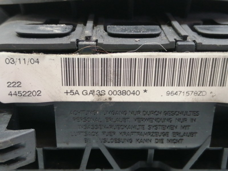 Recambio de airbag delantero izquierdo para citroën c4 berlina sx referencia OEM IAM 96471578ZD  