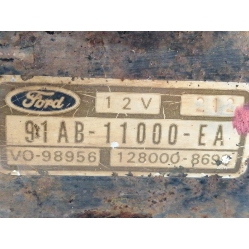 Recambio de motor arranque para ford fiesta berl./courier courier familiar referencia OEM IAM 91AB11000EA  
