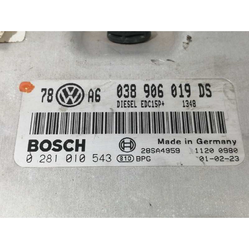 Recambio de centralita motor uce para volkswagen passat berlina (3b3) trendline referencia OEM IAM 038906019DS  