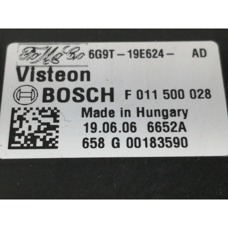 Recambio de resistencia calefaccion para ford s-max (ca1) titanium referencia OEM IAM F011500028 6G9T19E624AD 