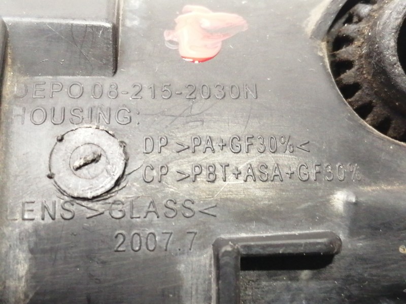 Recambio de faro antiniebla izquierdo para nissan x-trail (t31) se referencia OEM IAM 2152030N 03366222 