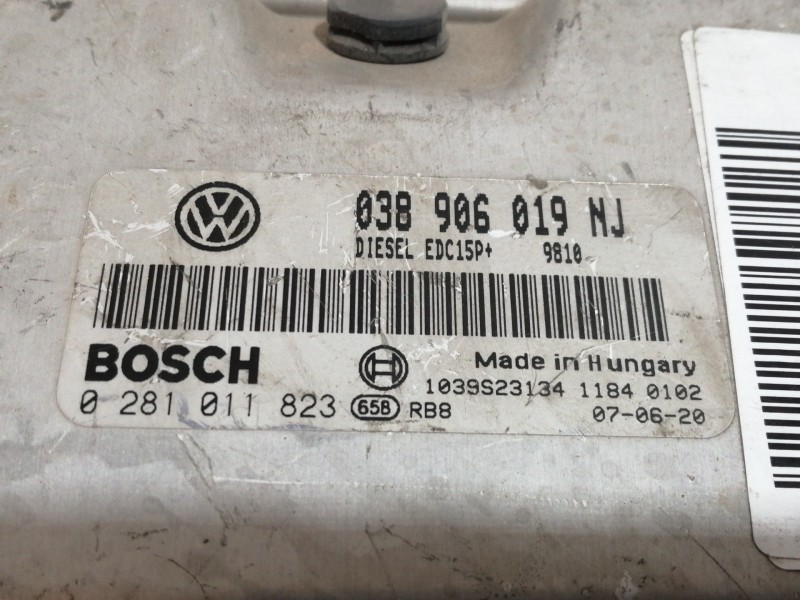 Recambio de centralita motor uce para seat ibiza (6l1) 1.9 tdi referencia OEM IAM 038906019NJ  