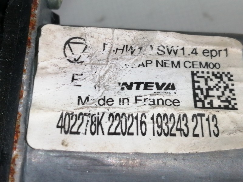 Recambio de elevalunas trasero derecho para citroën c4 lim. feel referencia OEM IAM 402278K  