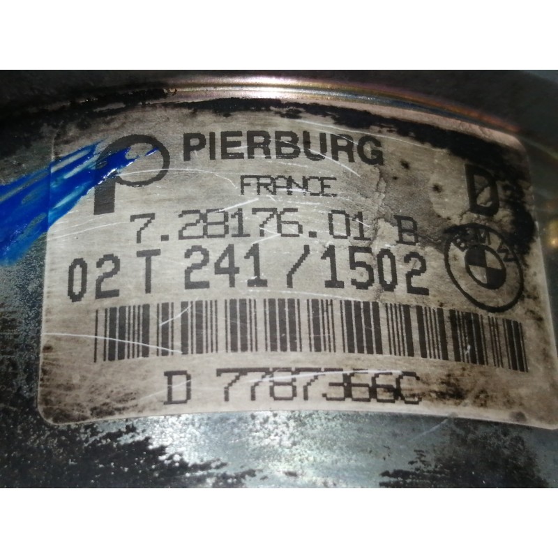 Recambio de depresor freno / bomba vacio para bmw serie 3 compact (e46) 320td referencia OEM IAM 72817601B  