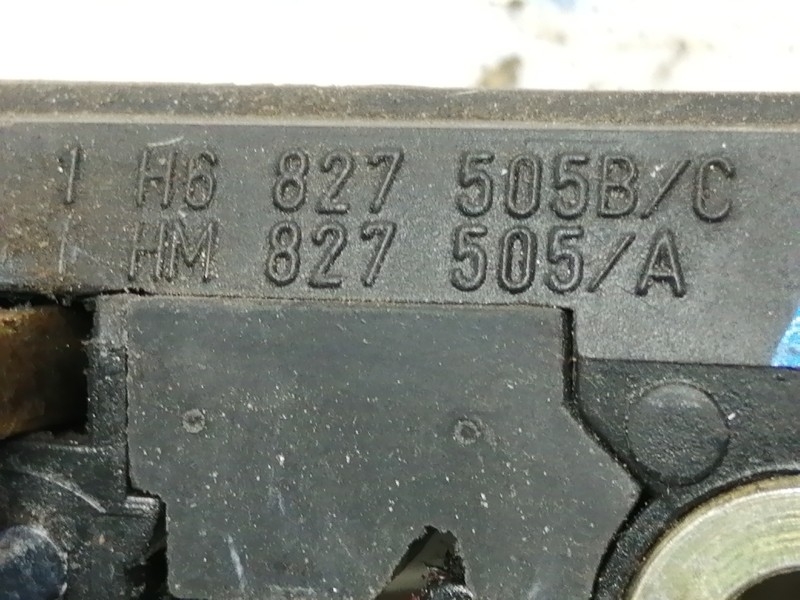 Recambio de cerradura maletero / porton para volkswagen golf iii berlina (1h1) gt special referencia OEM IAM 1H6827505B HM827505