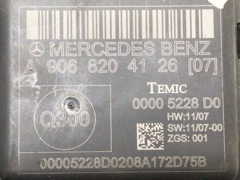 Recambio de centralita cierre para mercedes-benz sprinterii combi (desde 01.06) 311/315 cdi (906.731/733/737) referencia OEM IAM