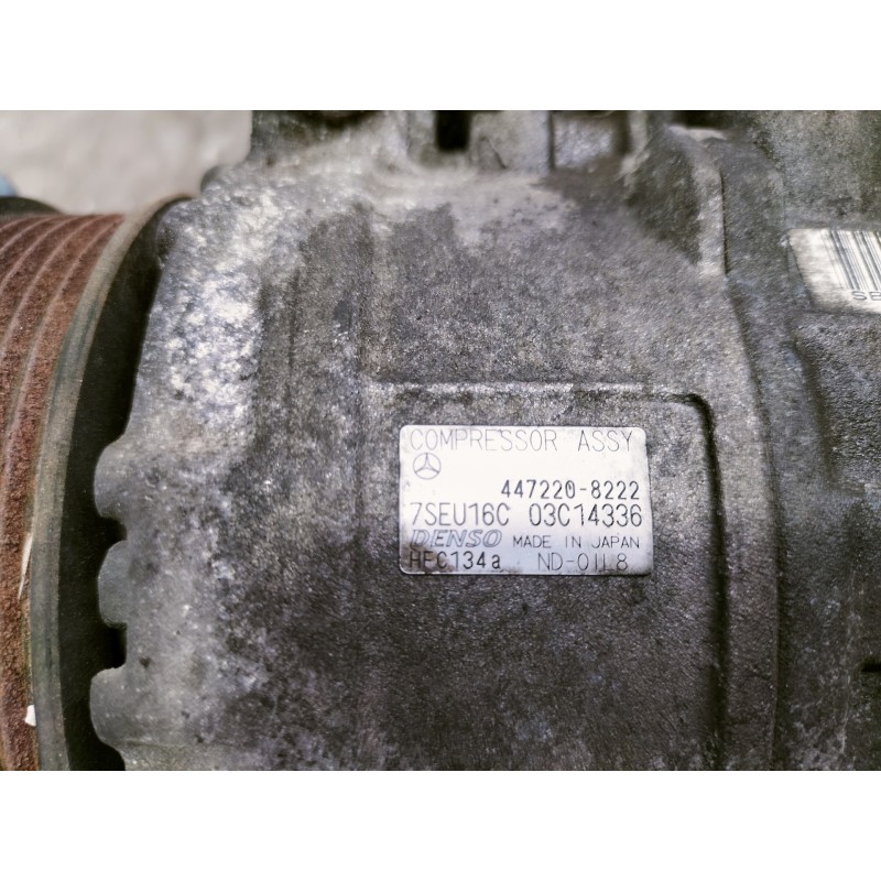 Recambio de compresor aire acondicionado para mercedes-benz clase s (w220) berlina 55 amg (220.073) referencia OEM IAM 447220822