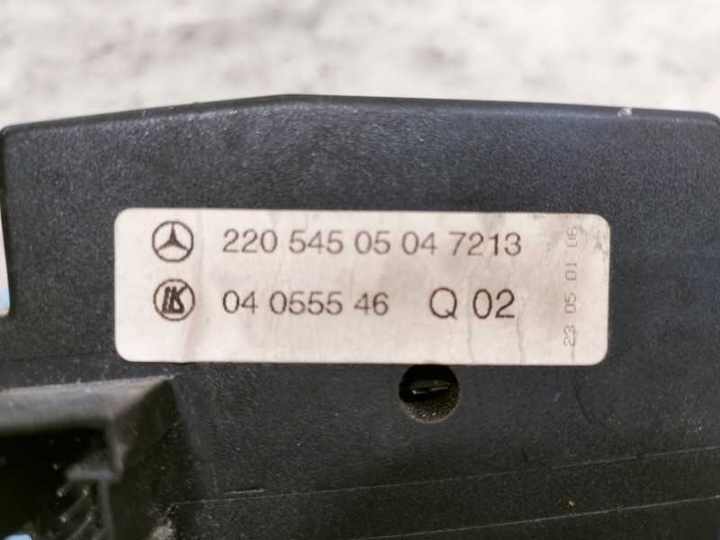 Recambio de mando luces para mercedes-benz clase s (w220) berlina 55 amg (220.073) referencia OEM IAM 22054505047213 04055546Q02