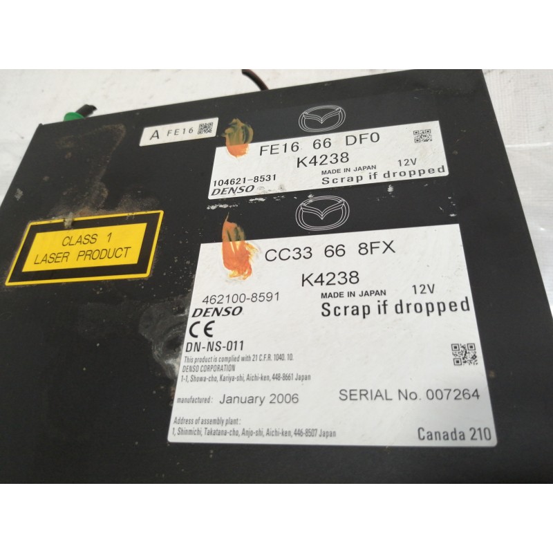 Recambio de sistema dvd para mazda rx-8 (se) básico (170kw) referencia OEM IAM FE1666DF0  