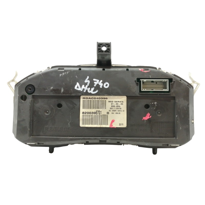 Recambio de cuadro instrumentos para renault megane ii coupe/cabrio confort authentique referencia OEM IAM 2RPF10A855AE  