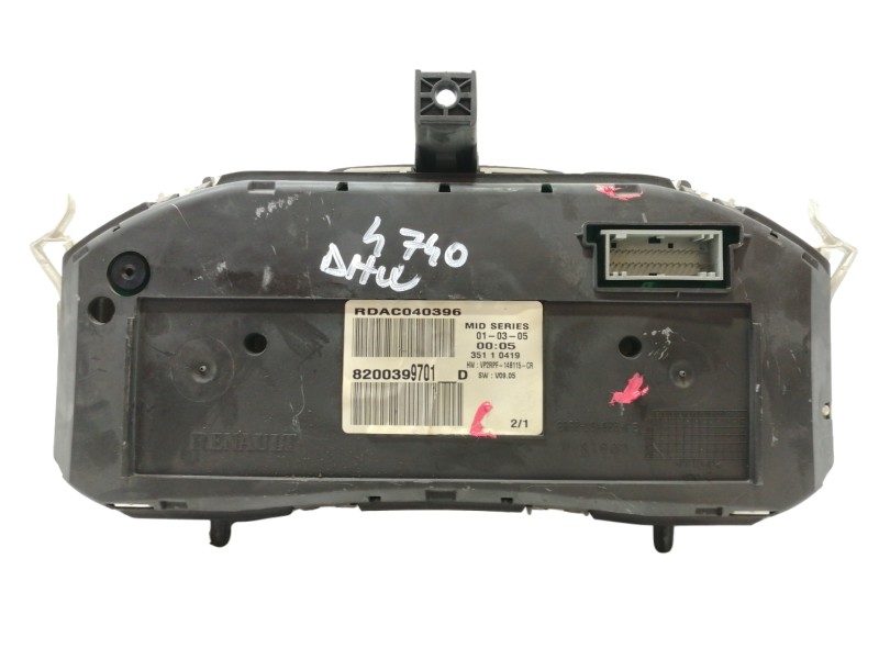 Recambio de cuadro instrumentos para renault megane ii coupe/cabrio confort authentique referencia OEM IAM 2RPF10A855AE  