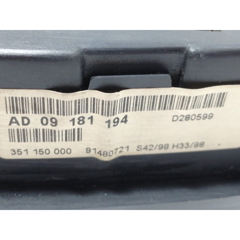 Recambio de cuadro instrumentos para opel astra g berlina comfort referencia OEM IAM AD09181194 351150000 