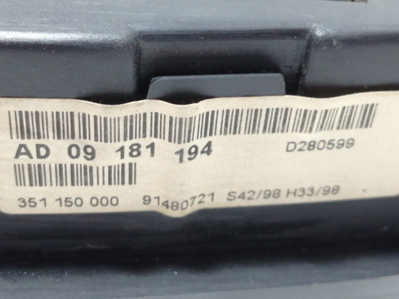 Recambio de cuadro instrumentos para opel astra g berlina comfort referencia OEM IAM AD09181194 351150000 