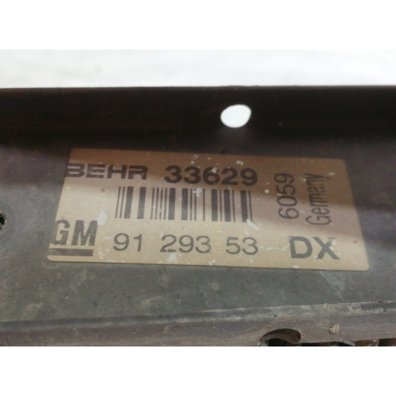 Recambio de intercooler para opel astra g berlina comfort referencia OEM IAM 9129353DX 33629 