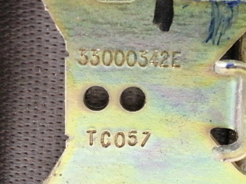 Recambio de cinturon seguridad trasero derecho para bmw x5 (e53) 4.4i automático referencia OEM IAM 33000342E  