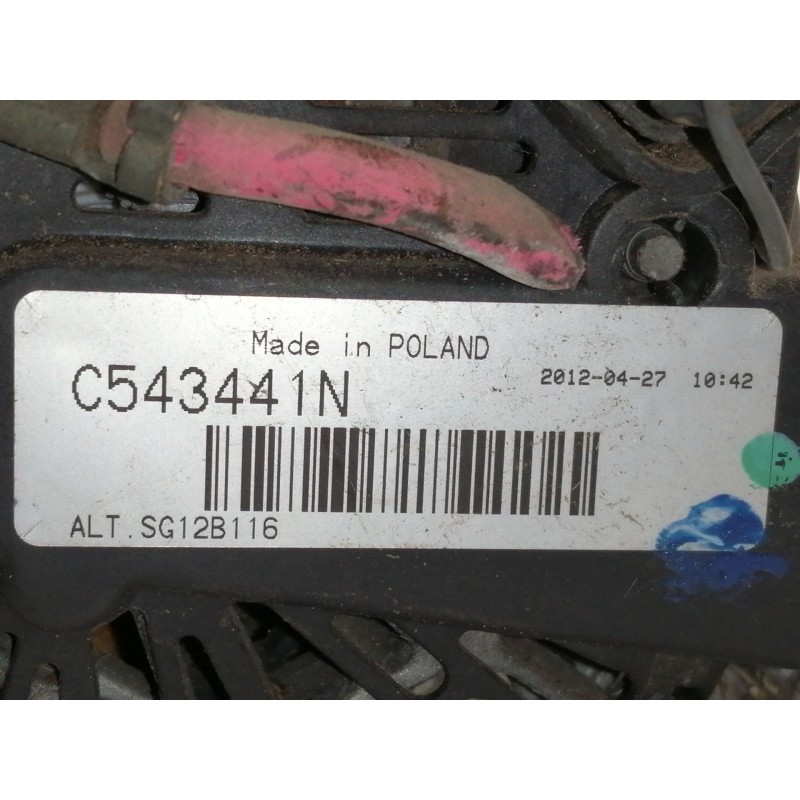 Recambio de alternador para renault kangoo (f/kc0) authentique referencia OEM IAM 437351  