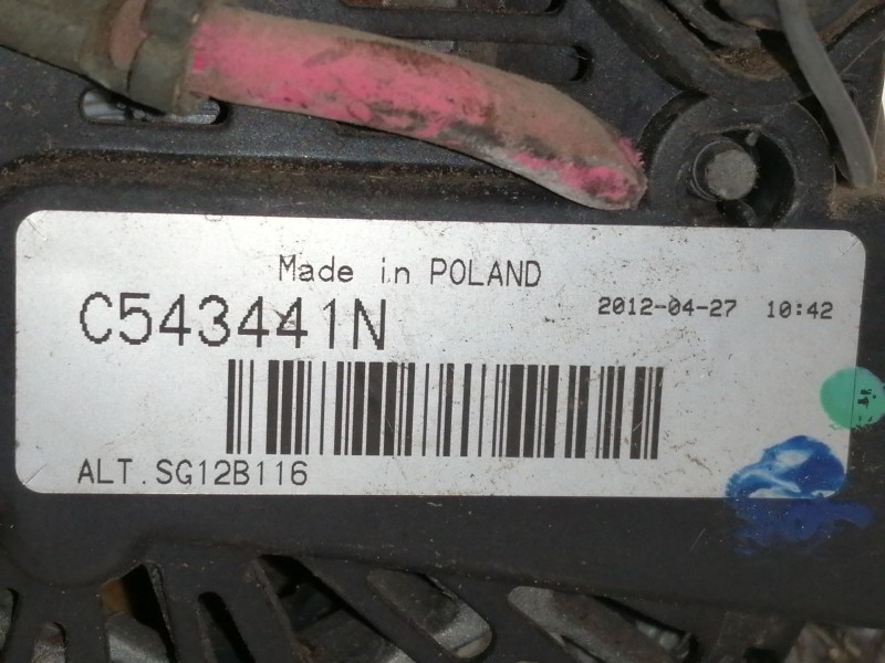 Recambio de alternador para renault kangoo (f/kc0) authentique referencia OEM IAM 437351  