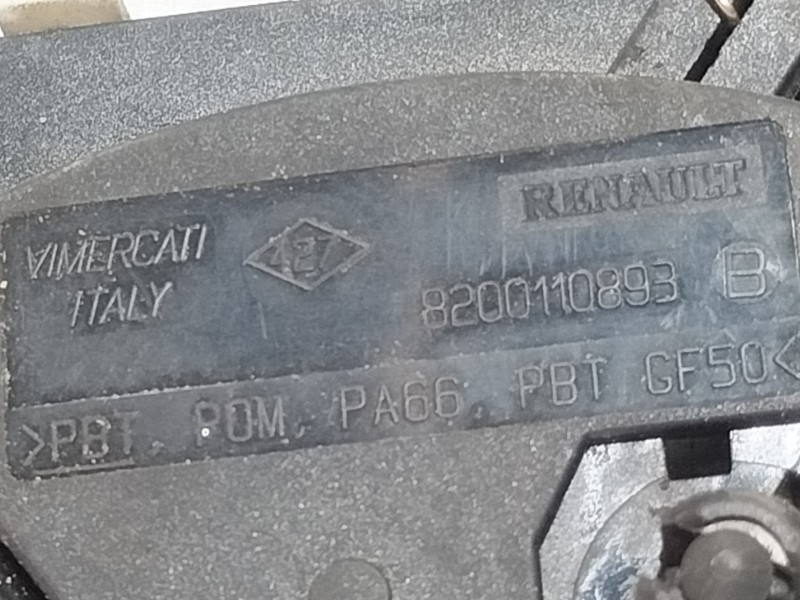 Recambio de potenciometro pedal para renault espace iv (jk0) referencia OEM IAM 8200110893 8200110893 