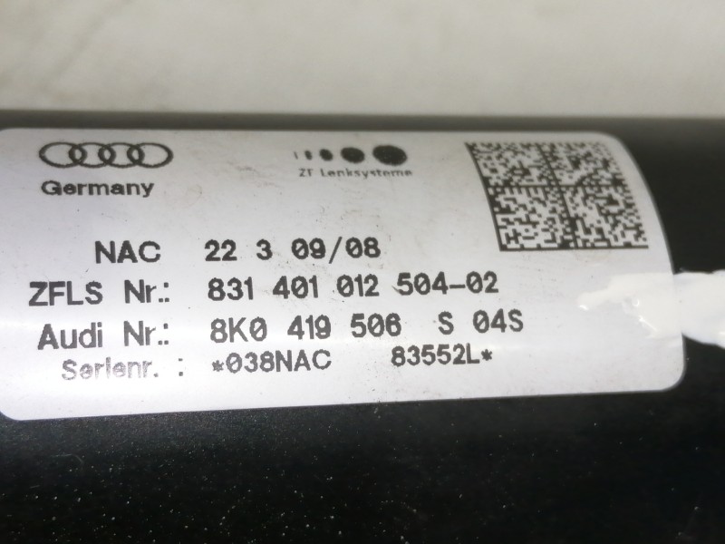 Recambio de columna direccion para audi a5 coupe (8t) 1.8 16v tfsi referencia OEM IAM 8K0419506S  
