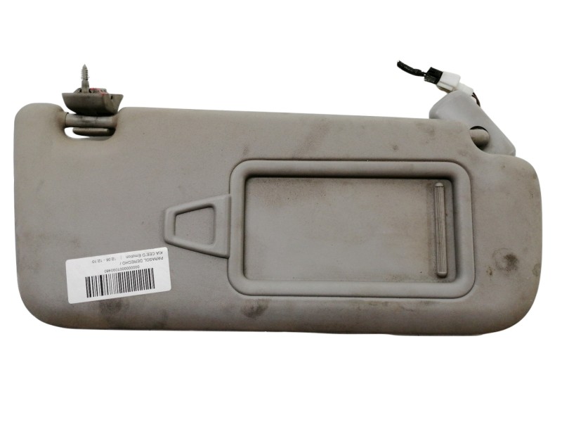 Recambio de parasol derecho para kia cee´d emotion referencia OEM IAM   