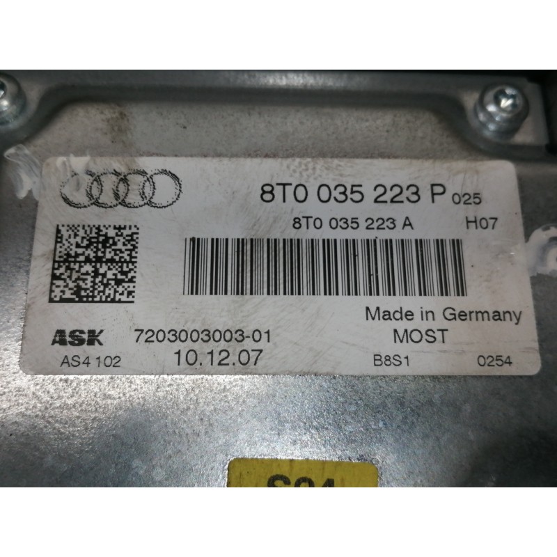 Recambio de modulo electronico para audi a5 coupe (8t) 1.8 16v tfsi referencia OEM IAM 8T0035223P  