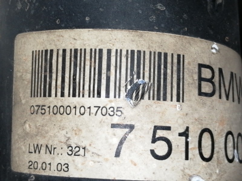 Recambio de transmision central para bmw x5 (e53) 4.4i automático referencia OEM IAM 7510001AI07  CARDAN