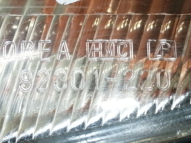 Recambio de piloto delantero izquierdo para hyundai accent (x3) 1.3 gls referencia OEM IAM 92301220  