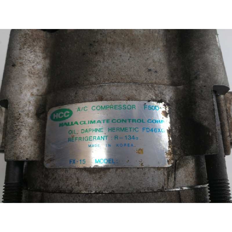 Recambio de compresor aire acondicionado para hyundai accent (x3) 1.3 gls referencia OEM IAM FD46XG  